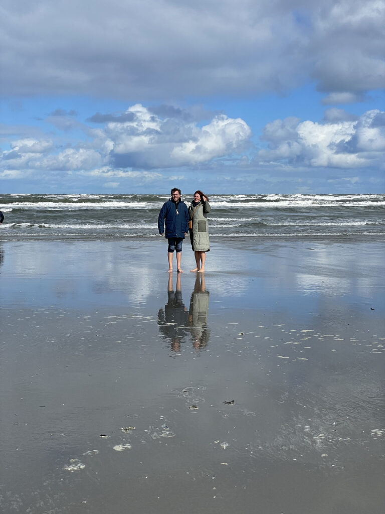 Pootjebaden op Ameland